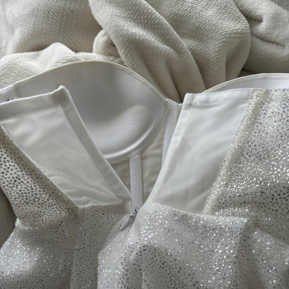 RosieEtienne Emmelie Sequin Embellished Strapless Mini Dress - Picture 11 of 11